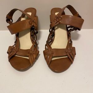 Brown max studio heels